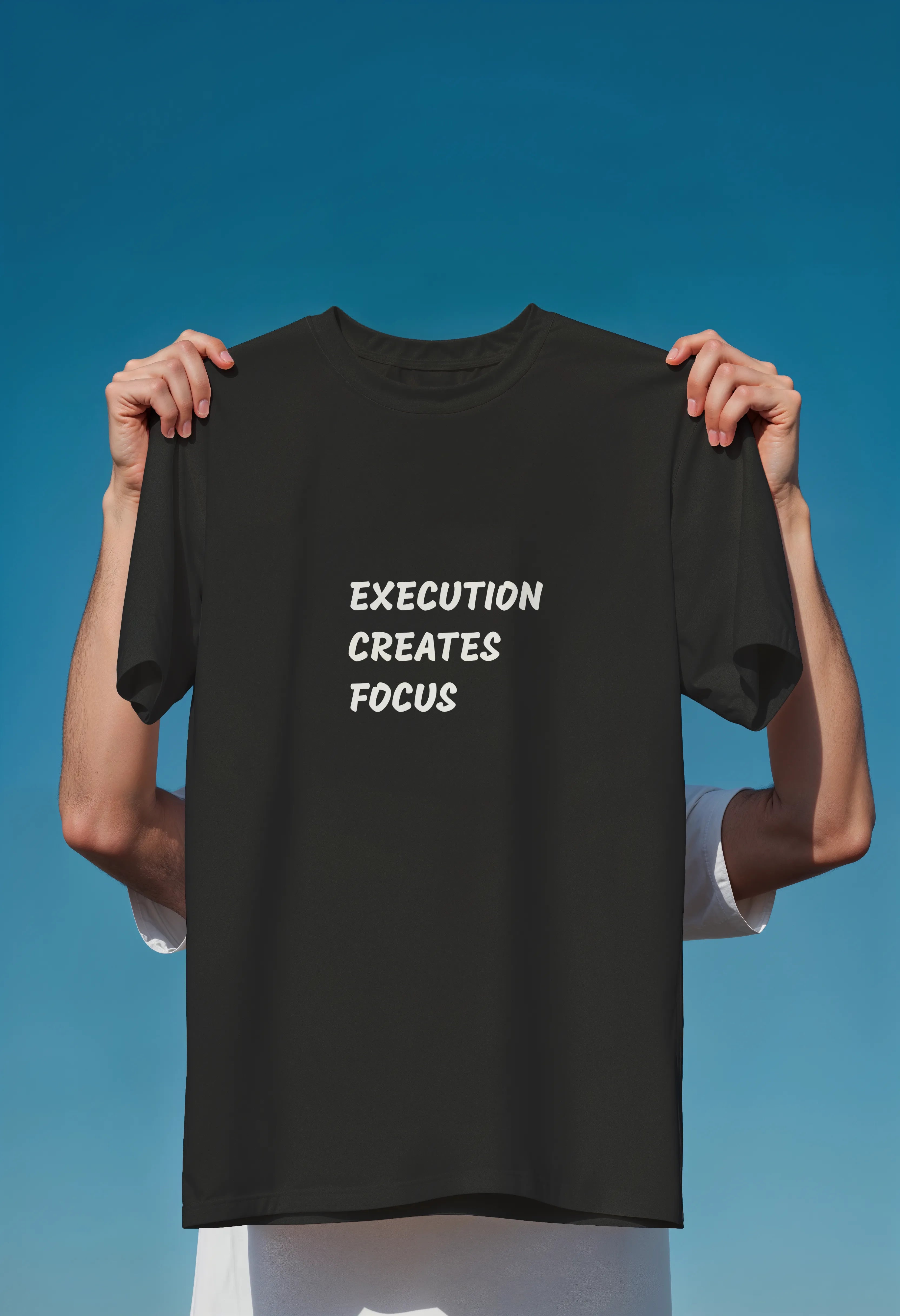 Execution creates focus T-Shirt – Unisex Cotton Tees