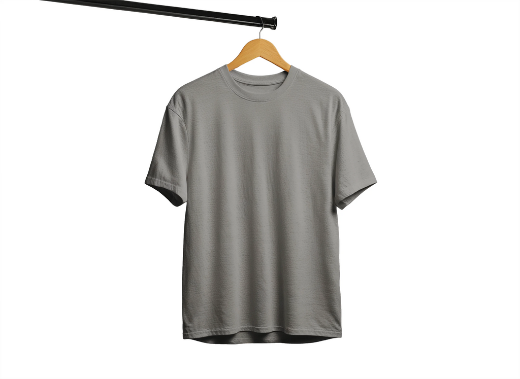 Solid Unisex Classic Charcoal T-Shirt – Premium Cotton Everyday Wear