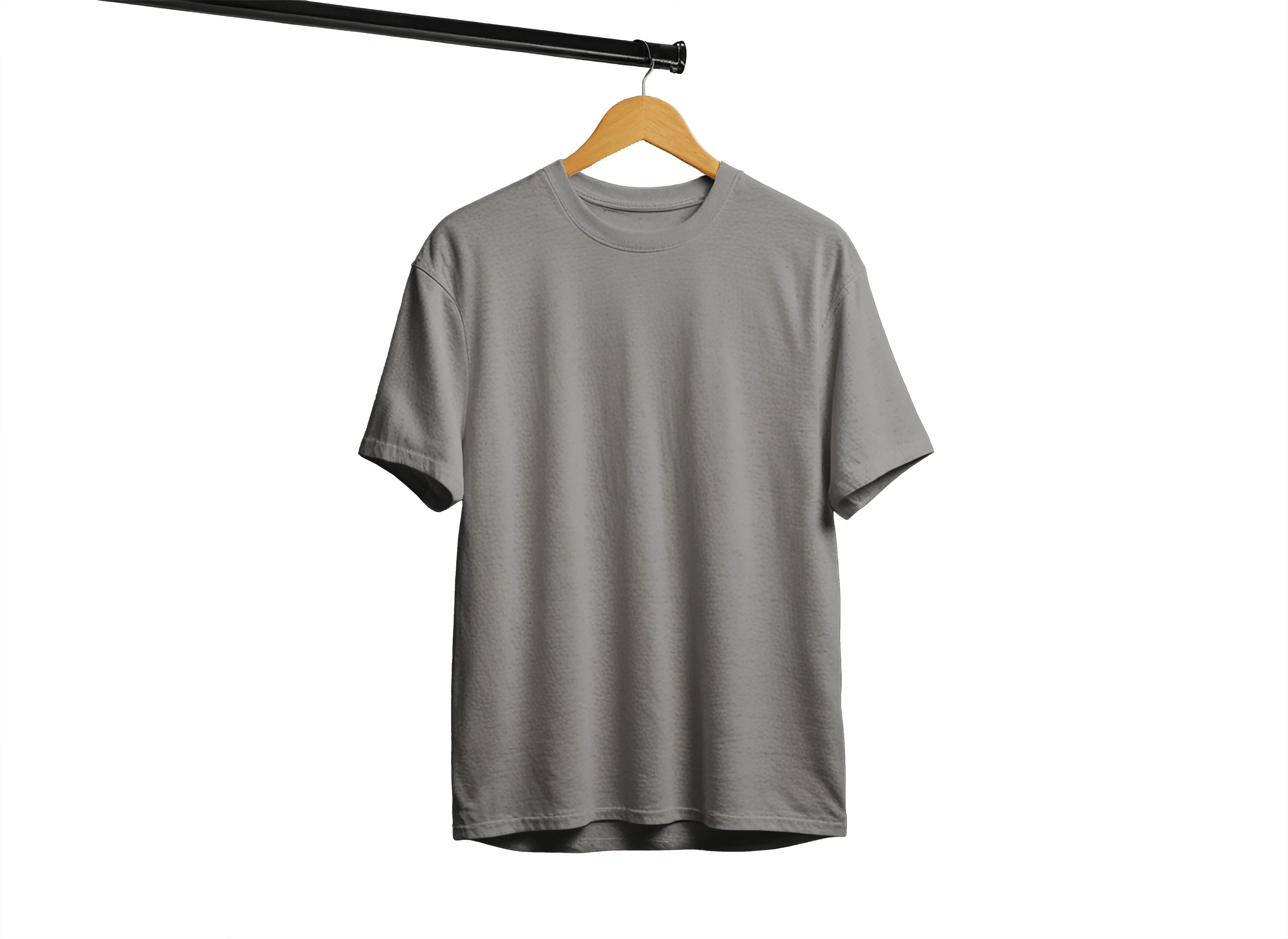Solid Unisex Classic Charcoal T-Shirt – Premium Cotton Everyday Wear