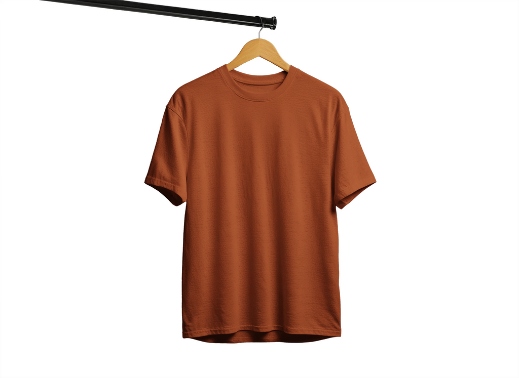 Solid Unisex Classic Copper T-Shirt – Premium Cotton Everyday Wear