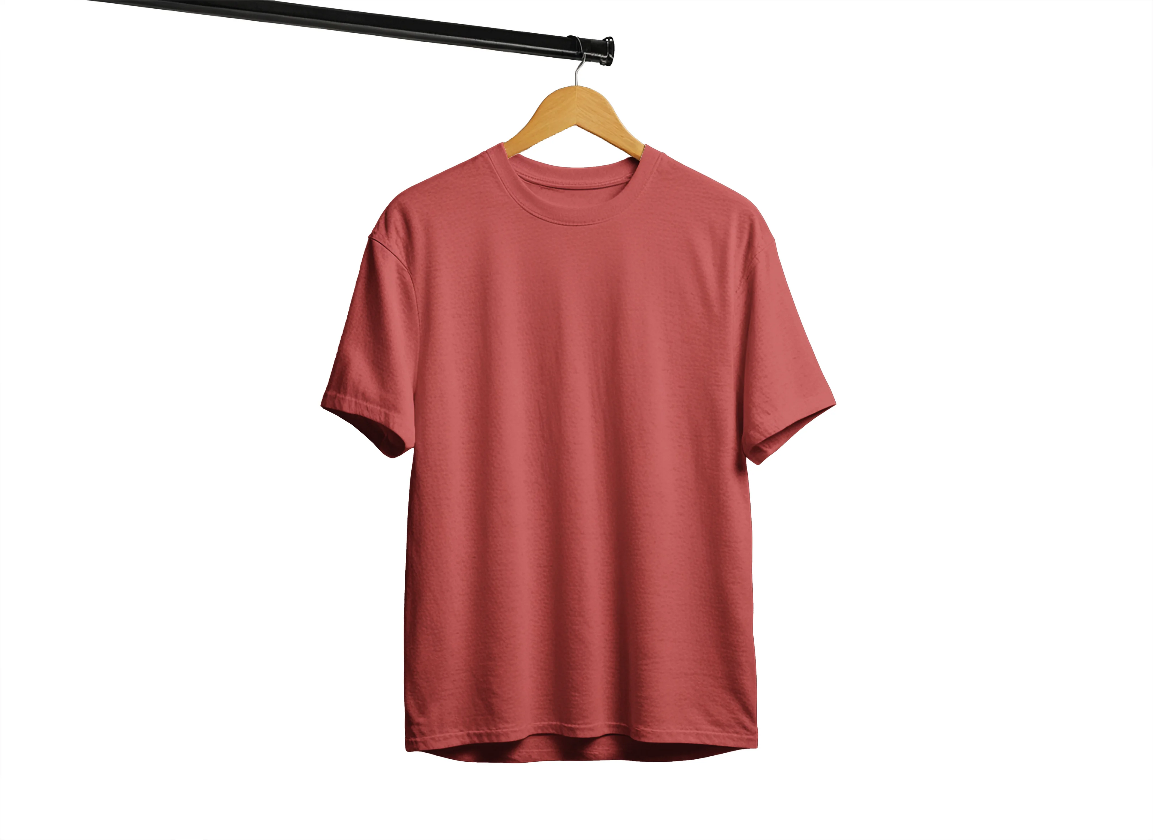 Solid Unisex Classic Coral T-Shirt – Premium Cotton Everyday Wear
