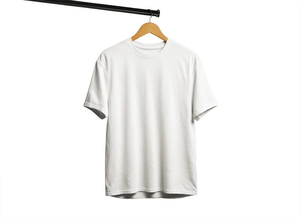 Solid Unisex Classic White T-Shirt – Premium Cotton Everyday Wear